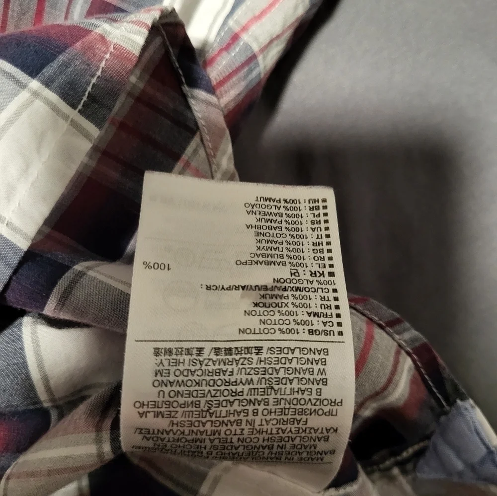 Banana Republic Mens Soft Washed Tailored Slim Fit Button Down Shirt Medium